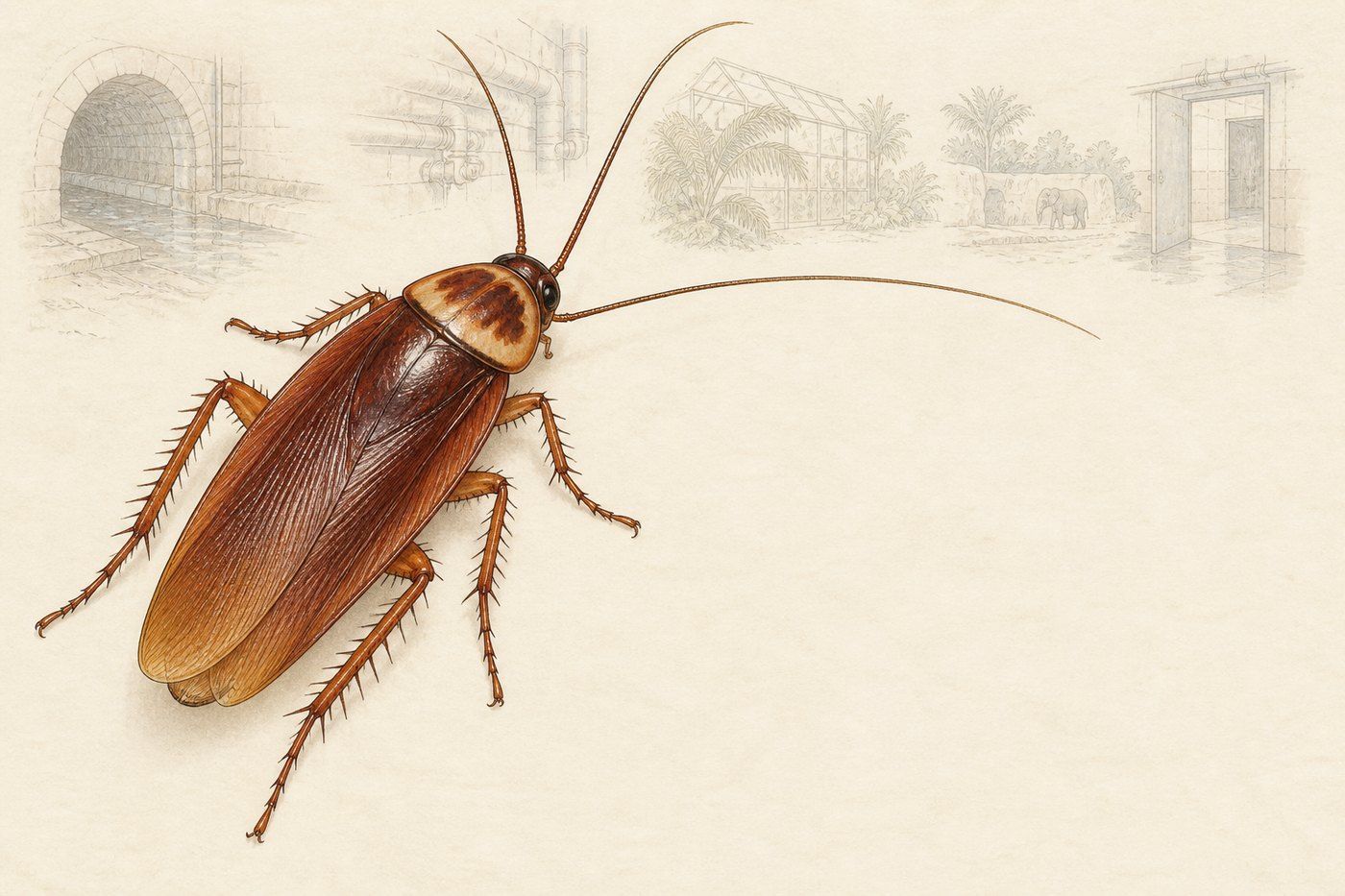 Blatte américaine