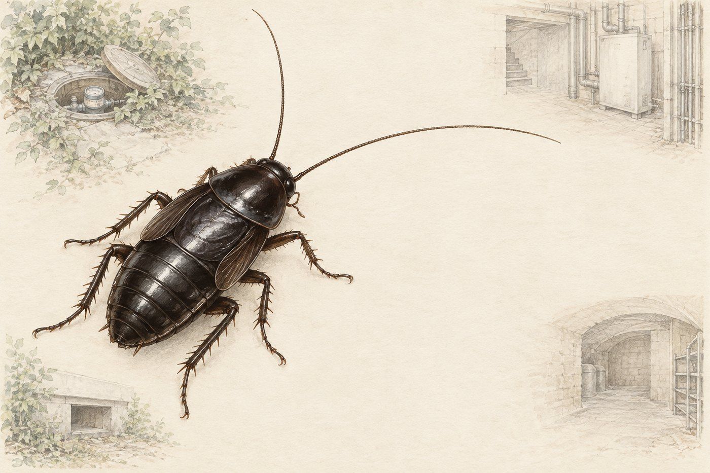 Blatte orientale